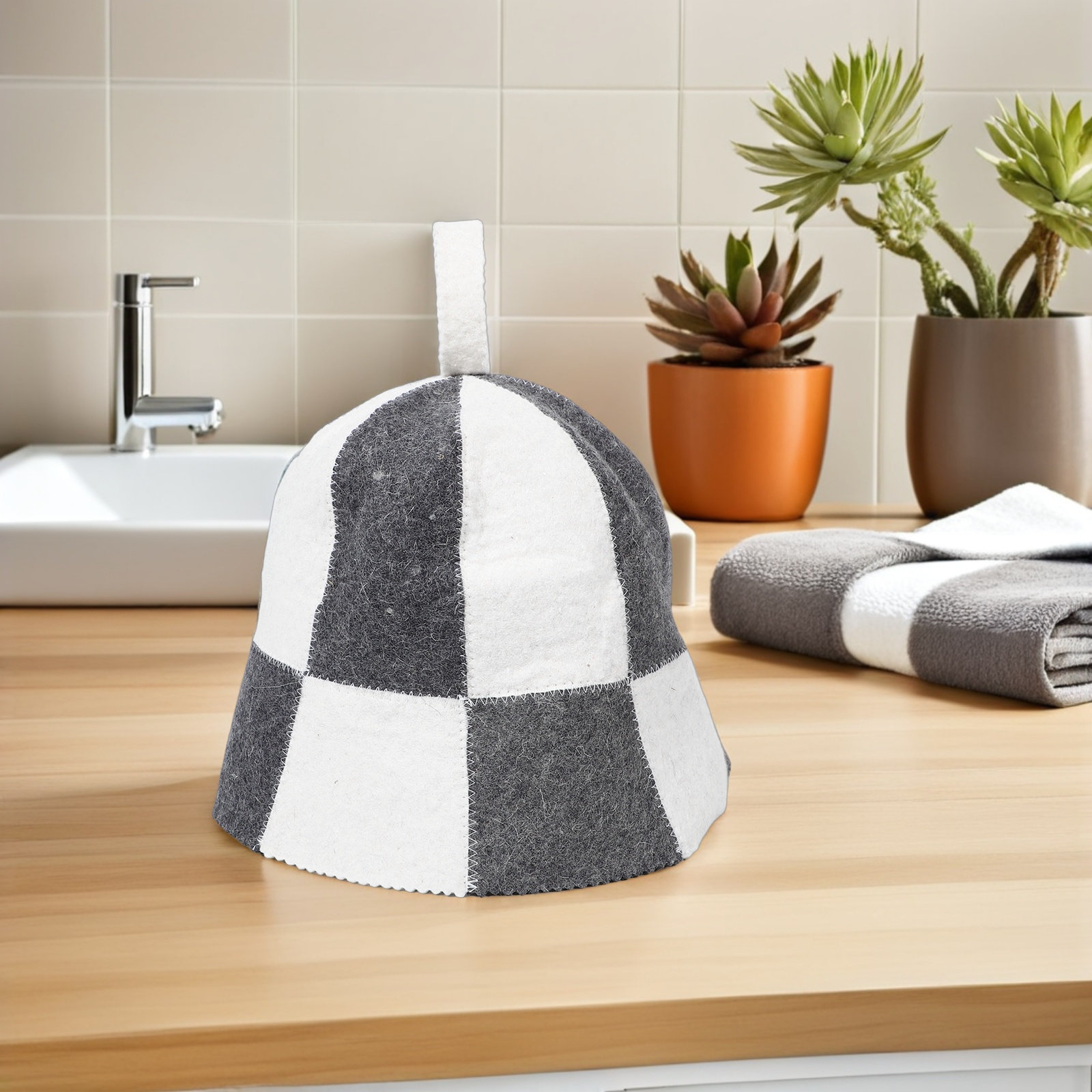 1Set Sauna Kit Felt Hat with M - Heat Resistant Glove reseña y precio