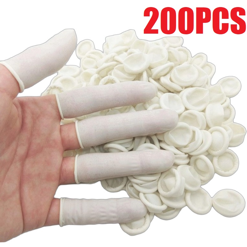 100/200PCS Powder Free Anti-Sl - Latex Disposable Glove reseña y precio