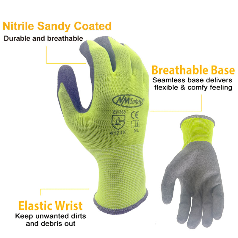24Pieces/12 Pairs Garden Worki - Nitrile Mechanic Glove reseña y precio