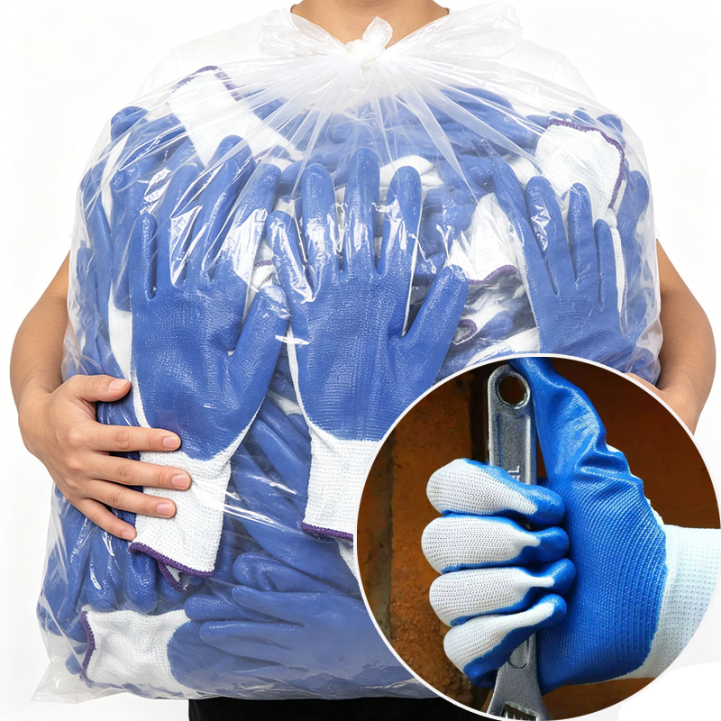 1/12pair Working Gloves Premiu - Nitrile Mechanic Glove reseña y precio