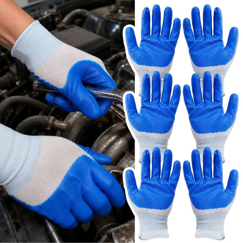 1/12pair Working Gloves Premiu - Nitrile Mechanic Glove reseña y precio