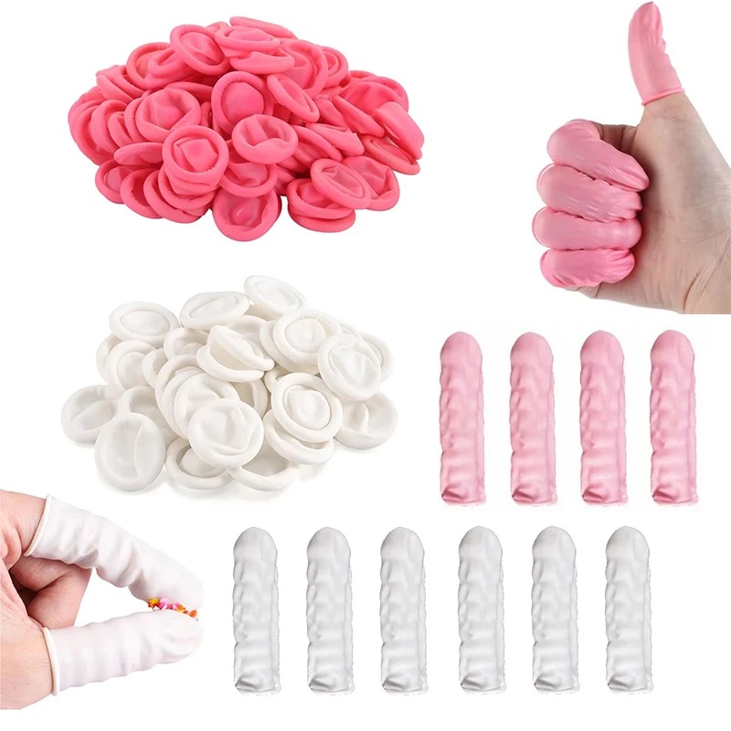 100/200PCS Disposable Finger C - Latex Disposable Glove reseña y precio