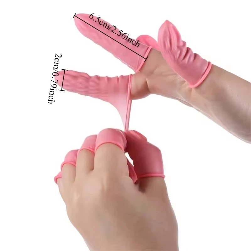 100/200PCS Disposable Finger C - Latex Disposable Glove reseña y precio