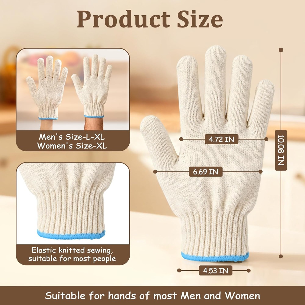 Heat Resistant Gloves - 932°F  - Cut Resistant Glove reseña y precio