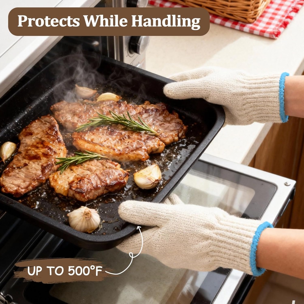 Heat Resistant Gloves - 932°F  - Cut Resistant Glove reseña y precio