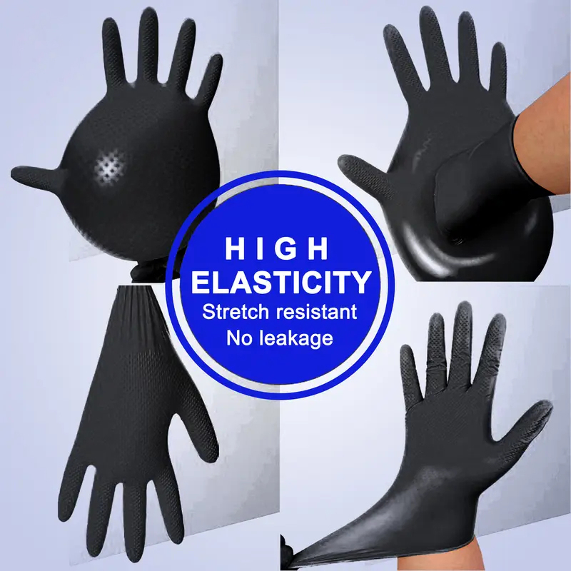 8 Mil Heavy Duty Industrial Or - Nitrile Mechanic Glove reseña y precio