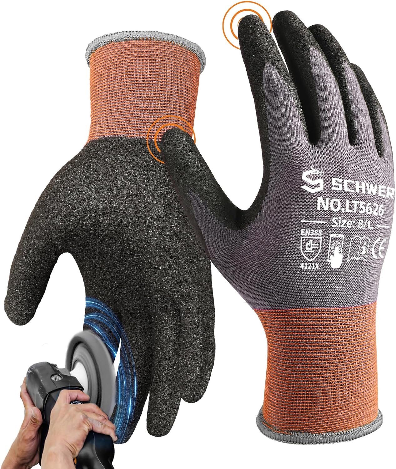 6 Pairs Heavy Duty Work Gloves - Cut Resistant Glove reseña y precio