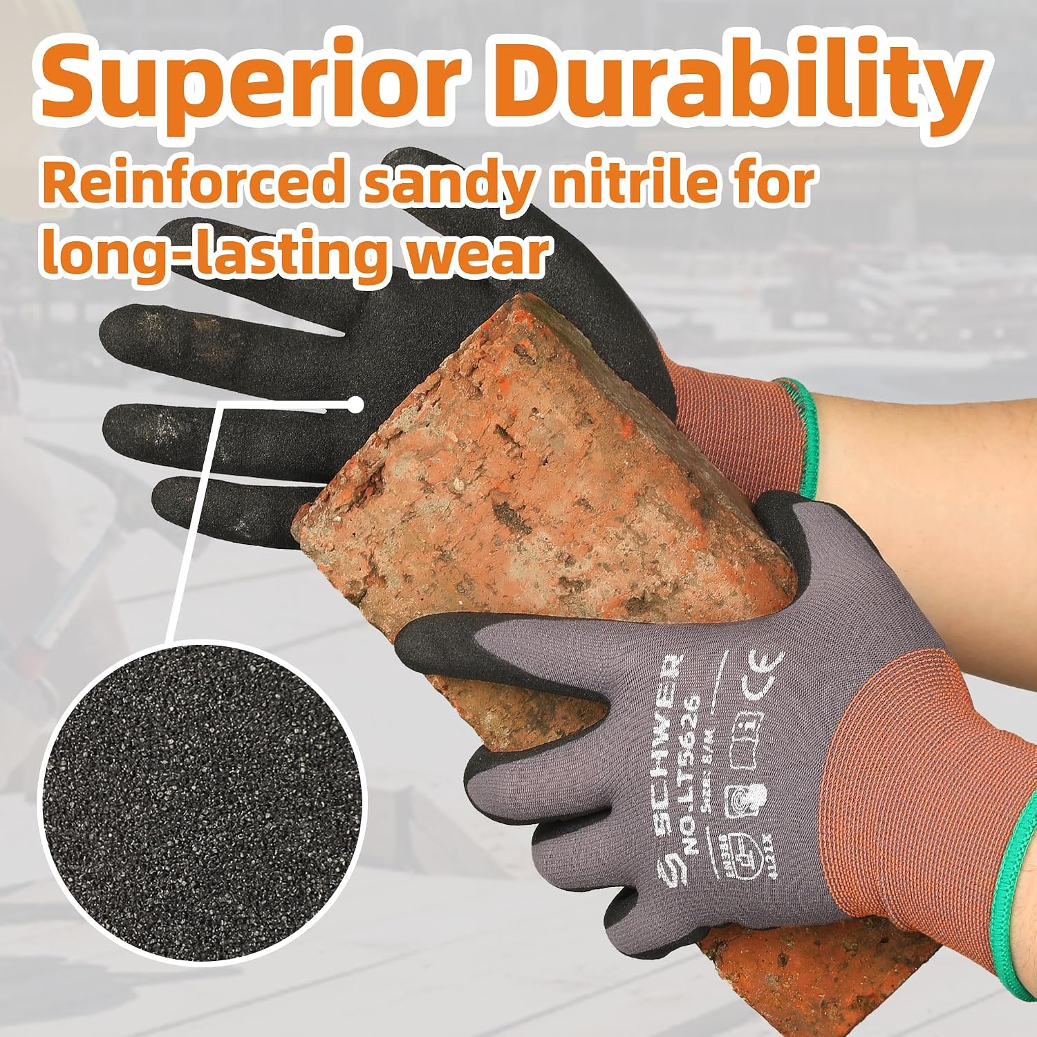 6 Pairs Heavy Duty Work Gloves - Cut Resistant Glove reseña y precio
