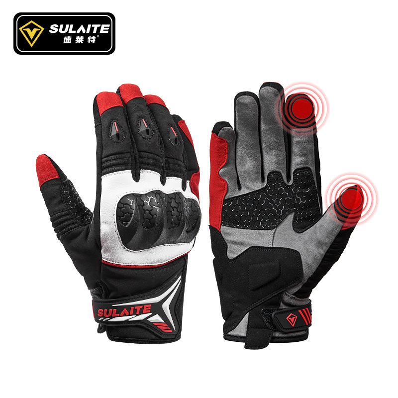 SULAITE Motorcycle Gloves Men  - Motorcycle Glove Knuckle reseña y precio