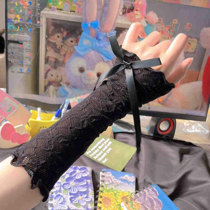Women Gothic Mesh Fingerless G - Fingerless Glove Knit reseña y precio