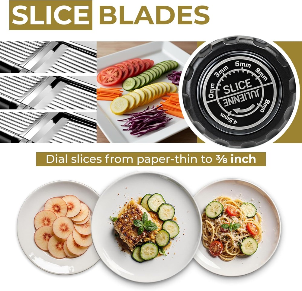 Adjustable Mandoline Food Slic - Cut Resistant Glove reseña y precio