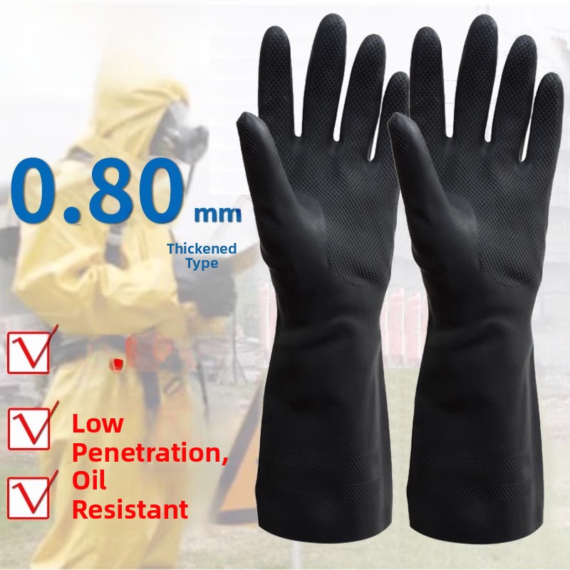 Ansell Nitrile Chemical Resist - Rubber Glove Cleaning reseña y precio