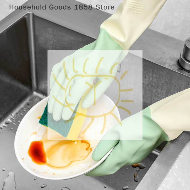 Thickened Kitchen Gloves, Dish - Dish Glove Rubber reseña y precio