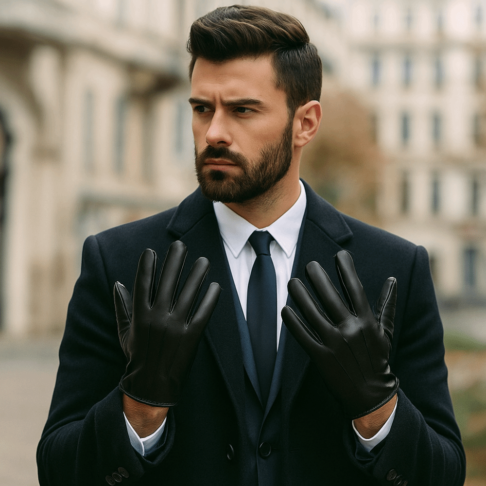 Fashion Black Driving Gloves P - Leather Driving Glove reseña y precio