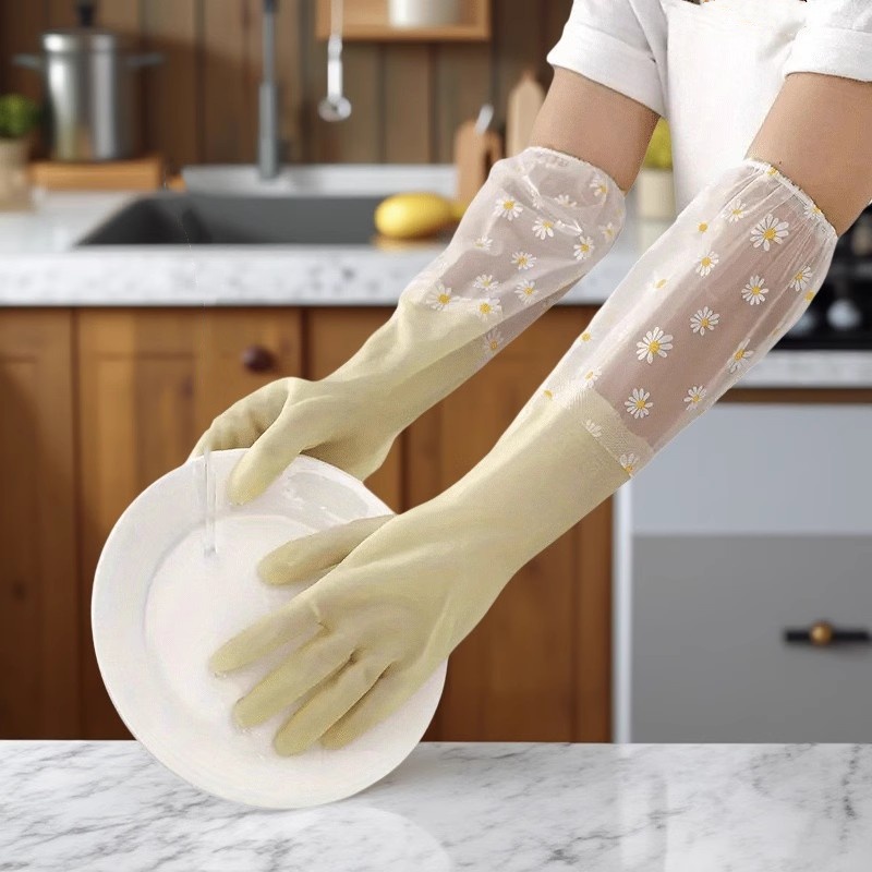 Dishwashing Gloves Housework C - Rubber Glove Cleaning reseña y precio