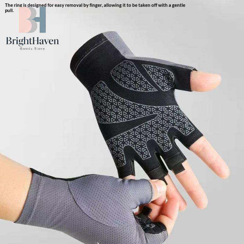 Half Finger Cycling Gloves Men - Cycling Glove Padded reseña y precio
