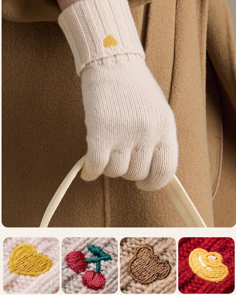 100% Wool Winter Beanie Hat Sc - Wool Glove Lined reseña y precio