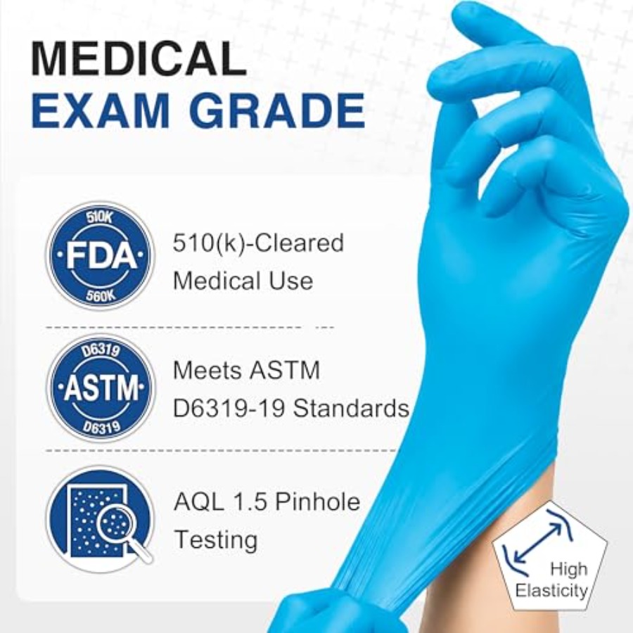 Schneider Medical Nitrile Exam - Latex Disposable Glove reseña y precio