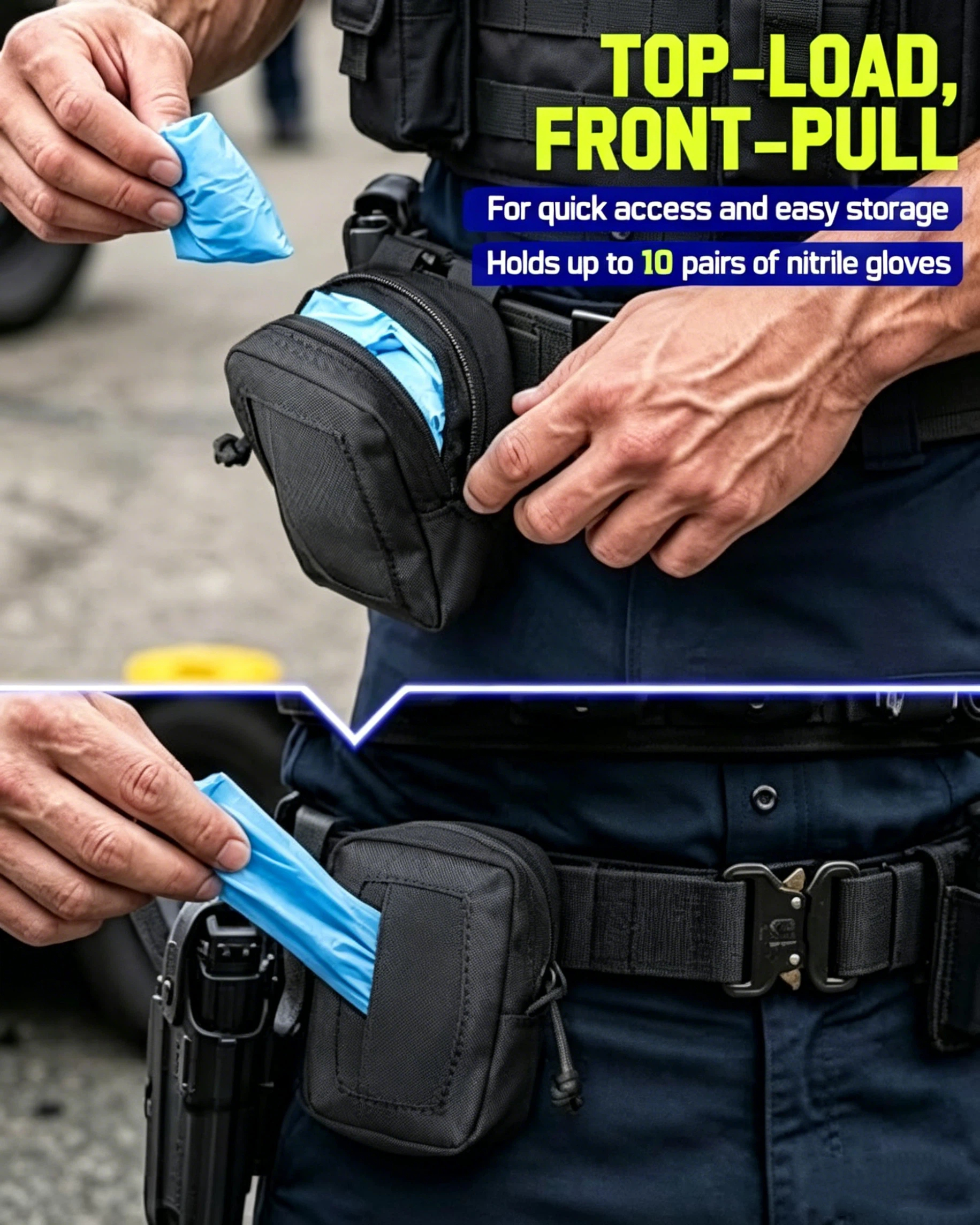 Disposable Glove Pouch MOLLE N - Latex Disposable Glove reseña y precio
