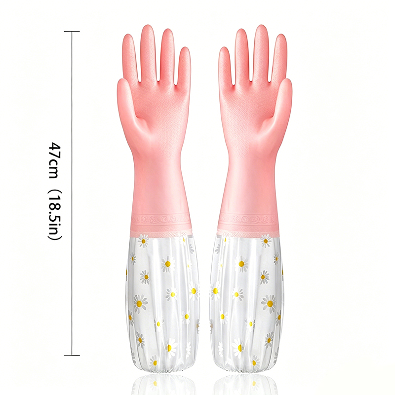 A Pair of New Long-Sleeved Rub - Dish Glove Rubber reseña y precio