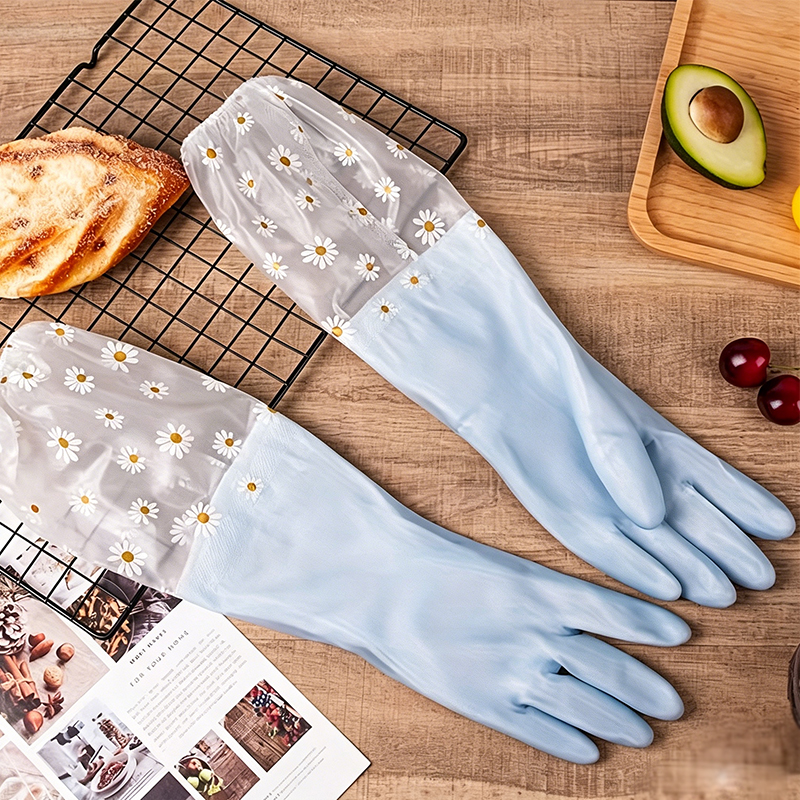 A Pair of New Long-Sleeved Rub - Dish Glove Rubber reseña y precio