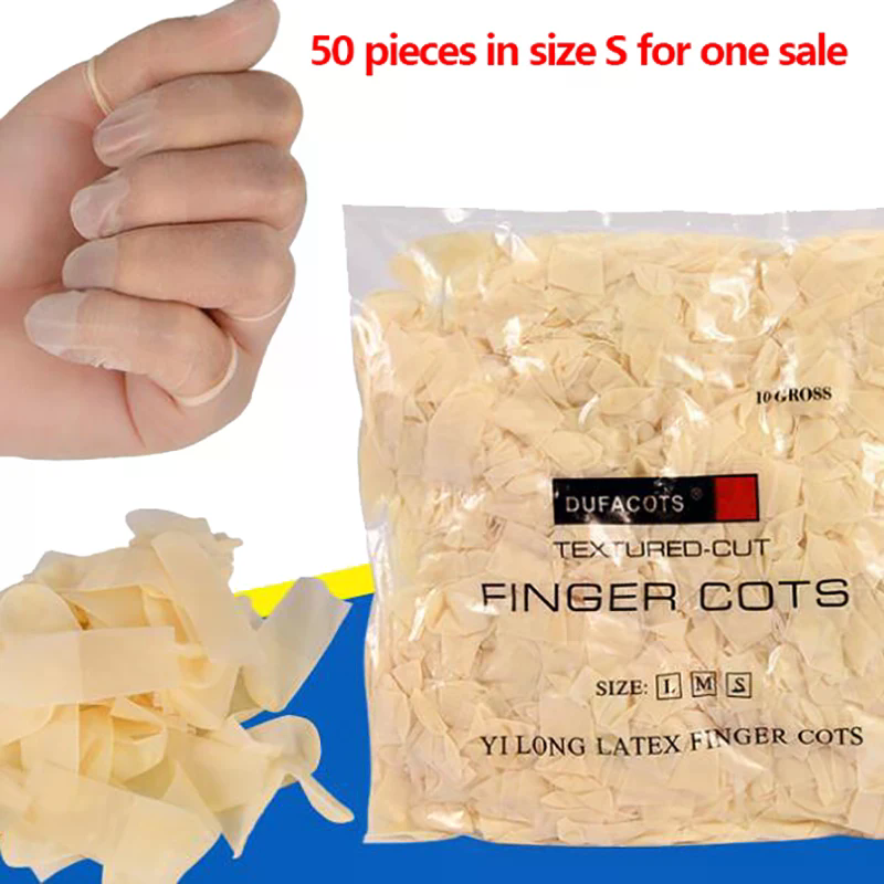 50pcs Disposable Latex Finger  - Latex Disposable Glove reseña y precio