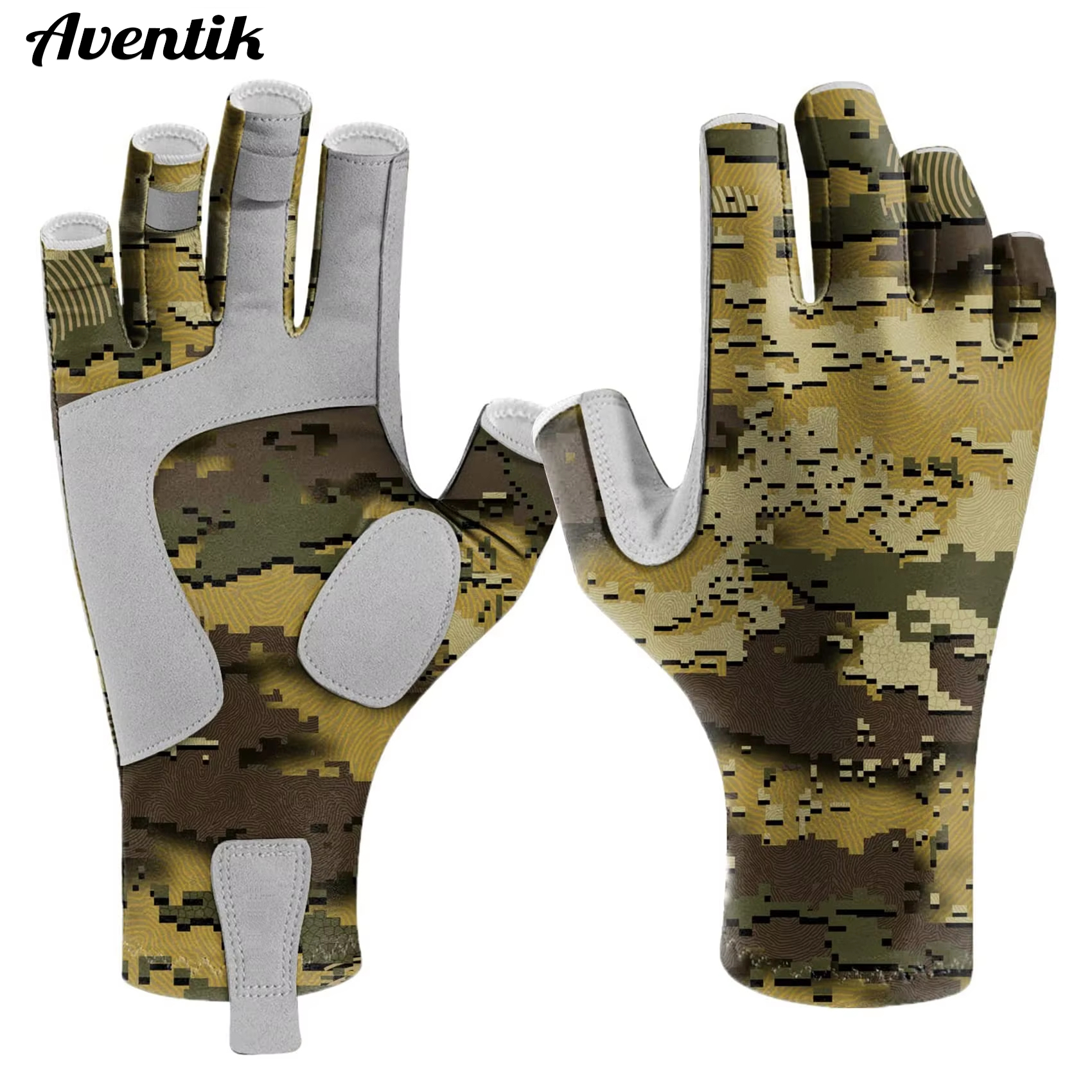 Aventik Fingerless Fishing Glo - Cycling Glove Padded reseña y precio