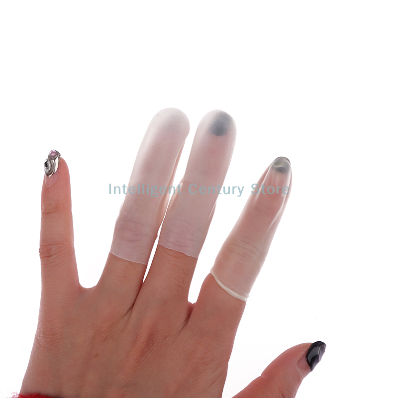 100 Pcs Rubber Non-slip Anti-s - Latex Disposable Glove reseña y precio