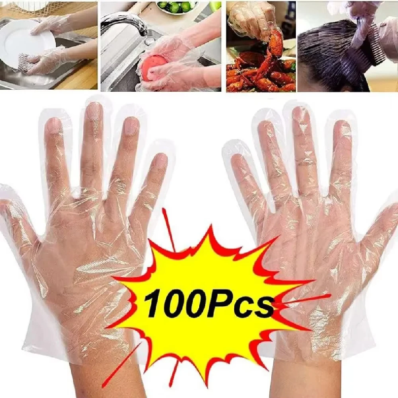 100/200/500Pcs Disposable Glov - Rubber Glove Cleaning reseña y precio