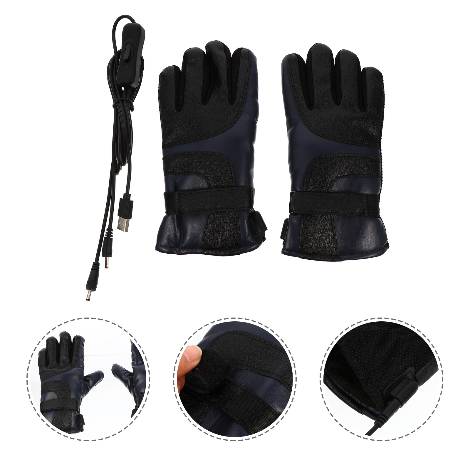 1Pair USB Rechargeable Heated  - Winter Glove Insulated reseña y precio