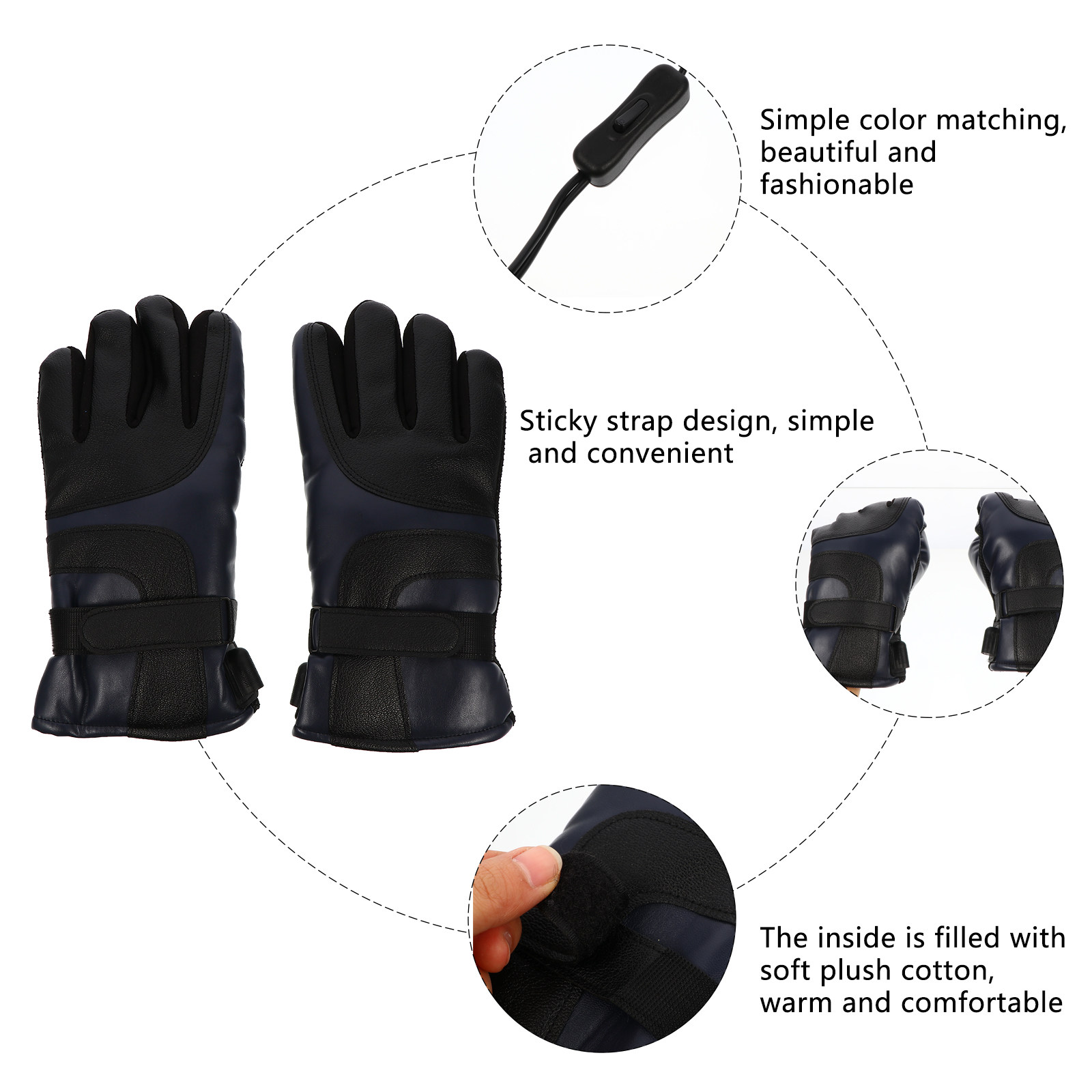 1Pair USB Rechargeable Heated  - Winter Glove Insulated reseña y precio